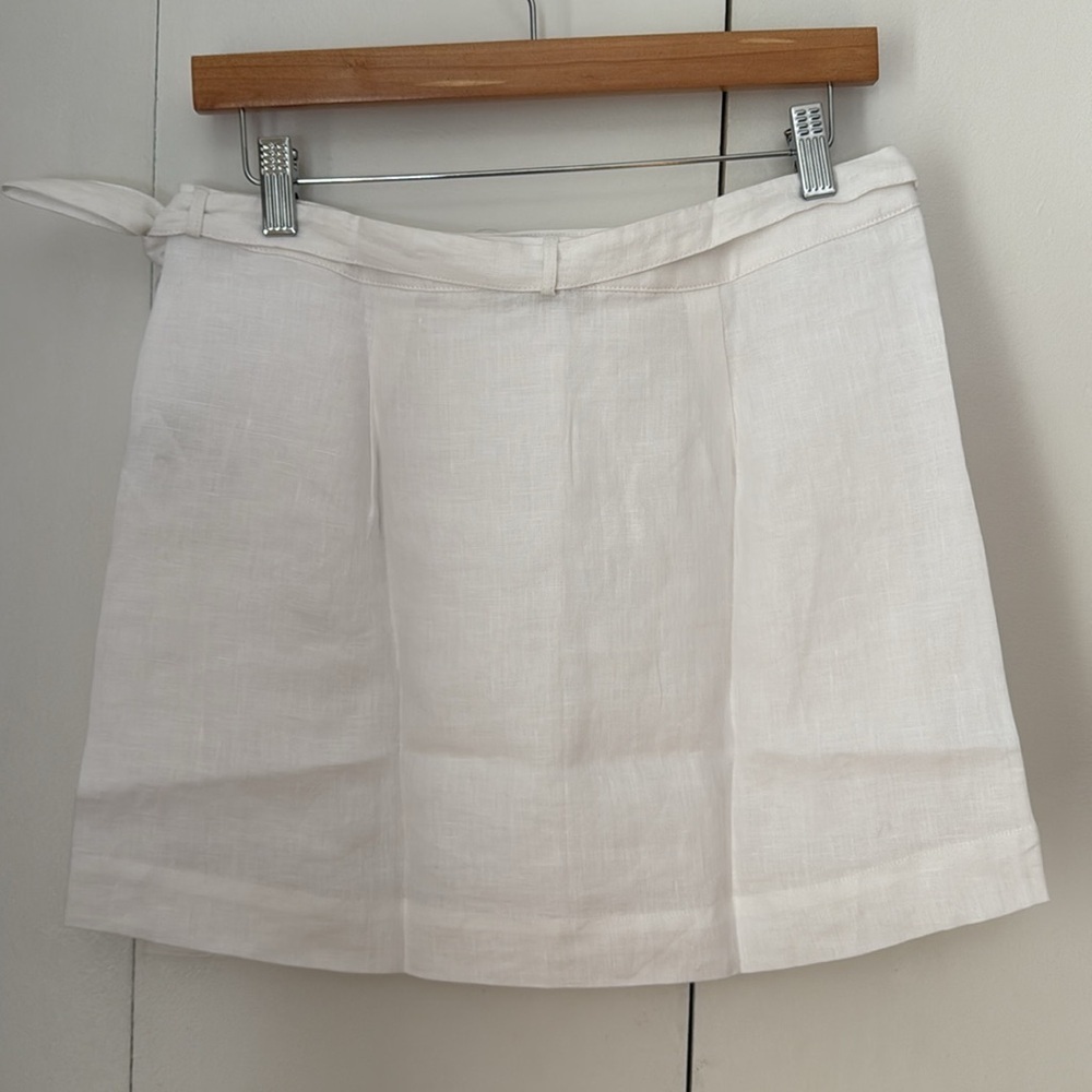 J. Crew Cream Linen Skirt - Picture 4 of 4